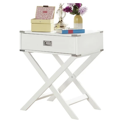 Slickblue Modern Bedroom Decor 1-Drawer Bedside Table Nightstand End Table