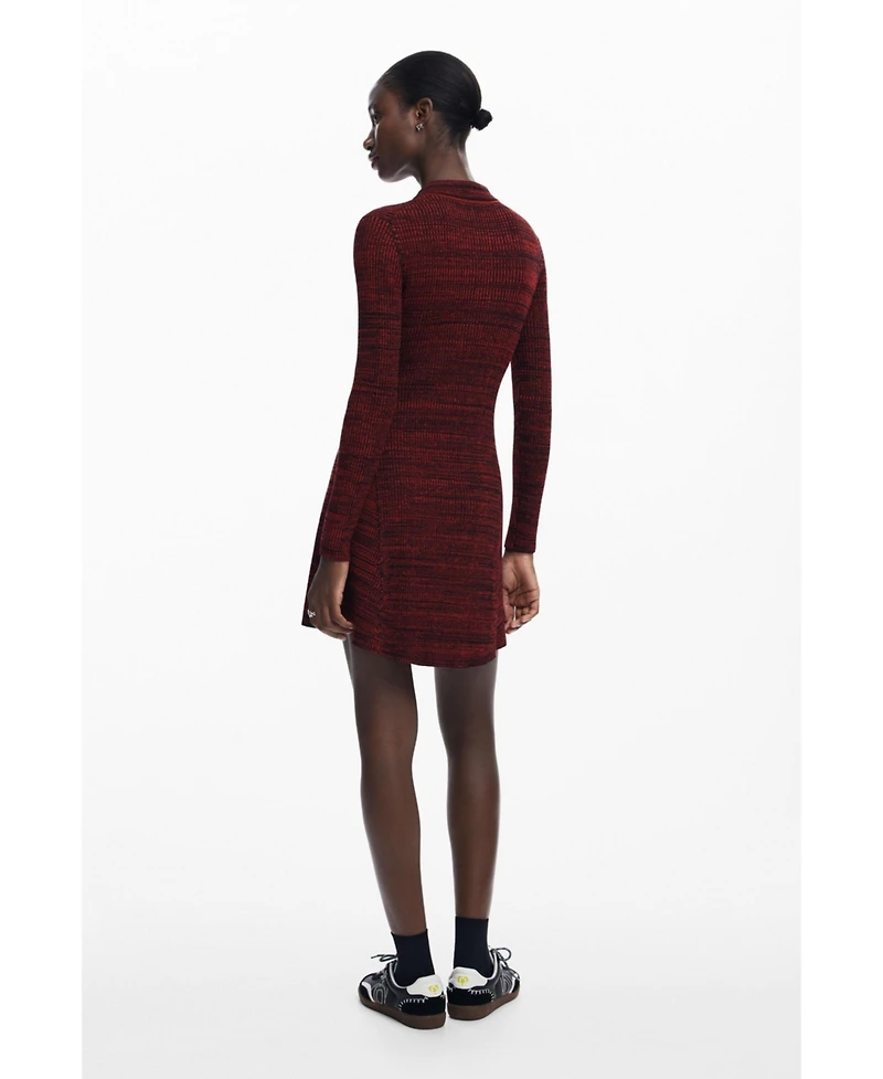 Desigual Women's Polo neck short dress