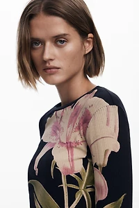 Desigual Women's Orchid long-sleeve T-shirt
