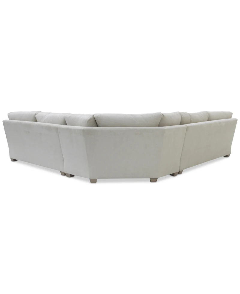 Reiter Fabric 3-Pc. Sectional Sofa, Exclusively at Macy's