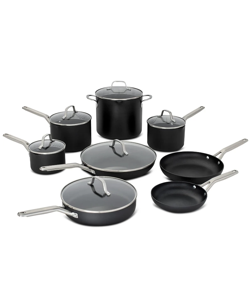 Calphalon Hard-Anodized Nonstick 14-Piece Cookware Set