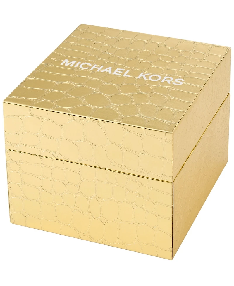 Michael Kors Women's Limited-Edition Lexington Three-Hand Orange Stainless Steel Watch, 26mm