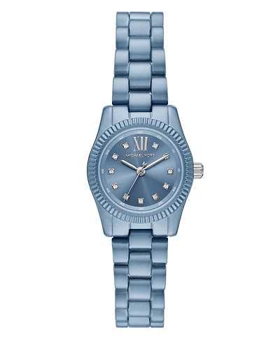 Michael Kors Women's Limited-Edition Lexington Three-Hand Chambray Blue Stainless Steel Watch, 26mm