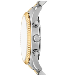 Michael Kors Men's Lexington Chronograph Two-Tone Stainless Steel Watch, 44mm