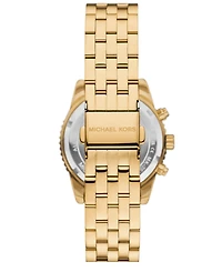 Michael Kors Women's Mini Bryant Chronograph Gold-Tone Stainless Steel Watch, 35mm