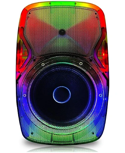 Toptech Star-115 Bluetooth Speaker, 15" Woofer, Flame Lights