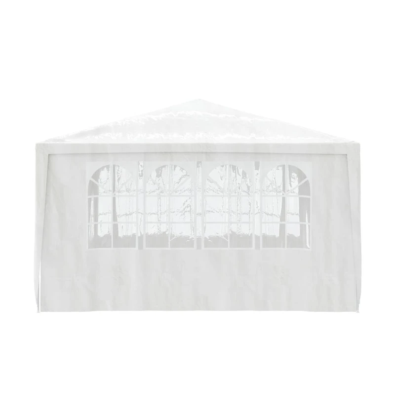Professional Party Tent with Side Walls 13.1'x13.1' White 0.3 oz/ft²