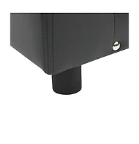 Dog Sofa 31.9"x16.9"x12.2" Faux leather (100% polyurethane) and plush (80% polyester, 20% cotton)