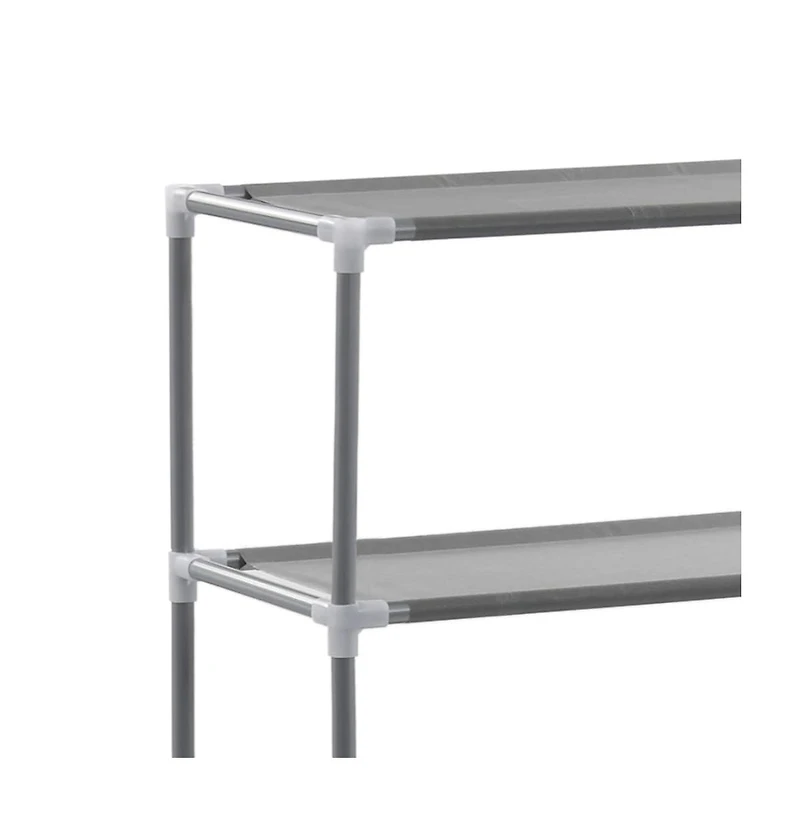 vidaXL 3-Tier Storage Rack over Toilet Silver 20.9"x11"x66.5"