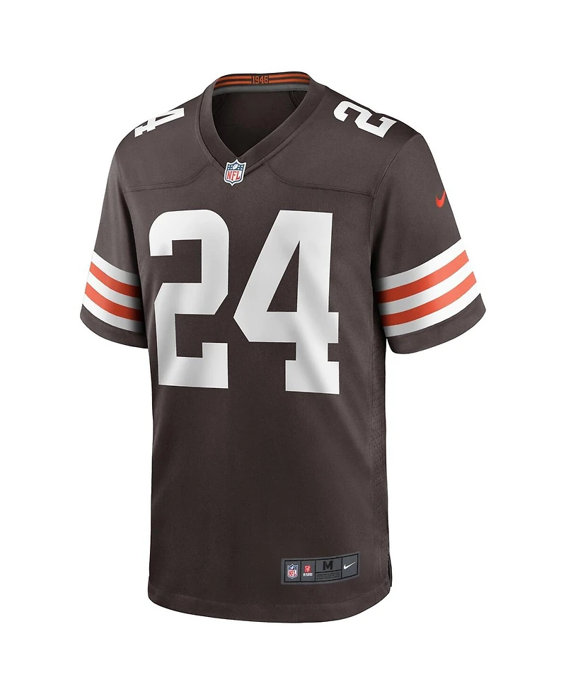 Nike Men's Nick Chubb Brown Cleveland Browns Player Game Jersey