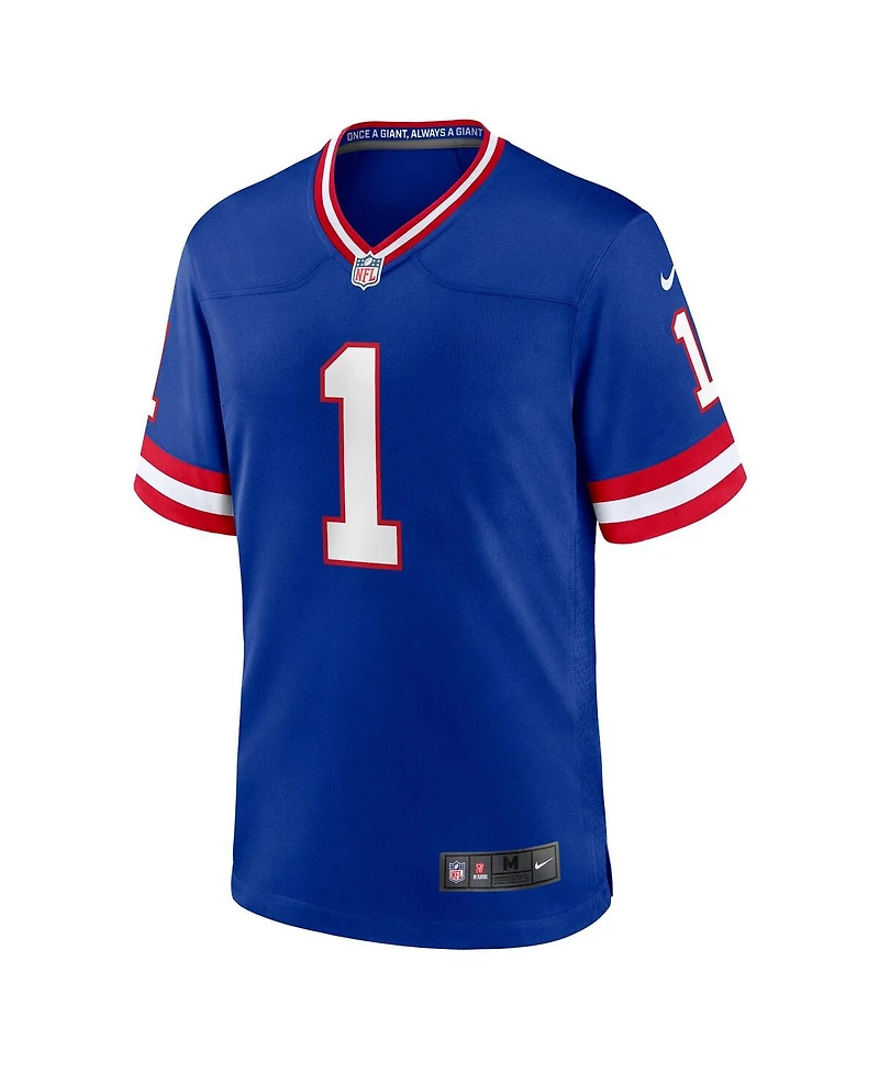 Nike Men's Malik Nabers Royal New York Giants 2nd Alternate Game Jersey