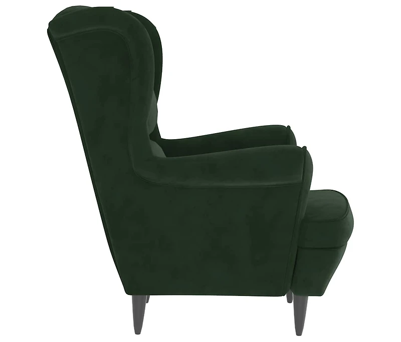 Armchair Dark Green Velvet
