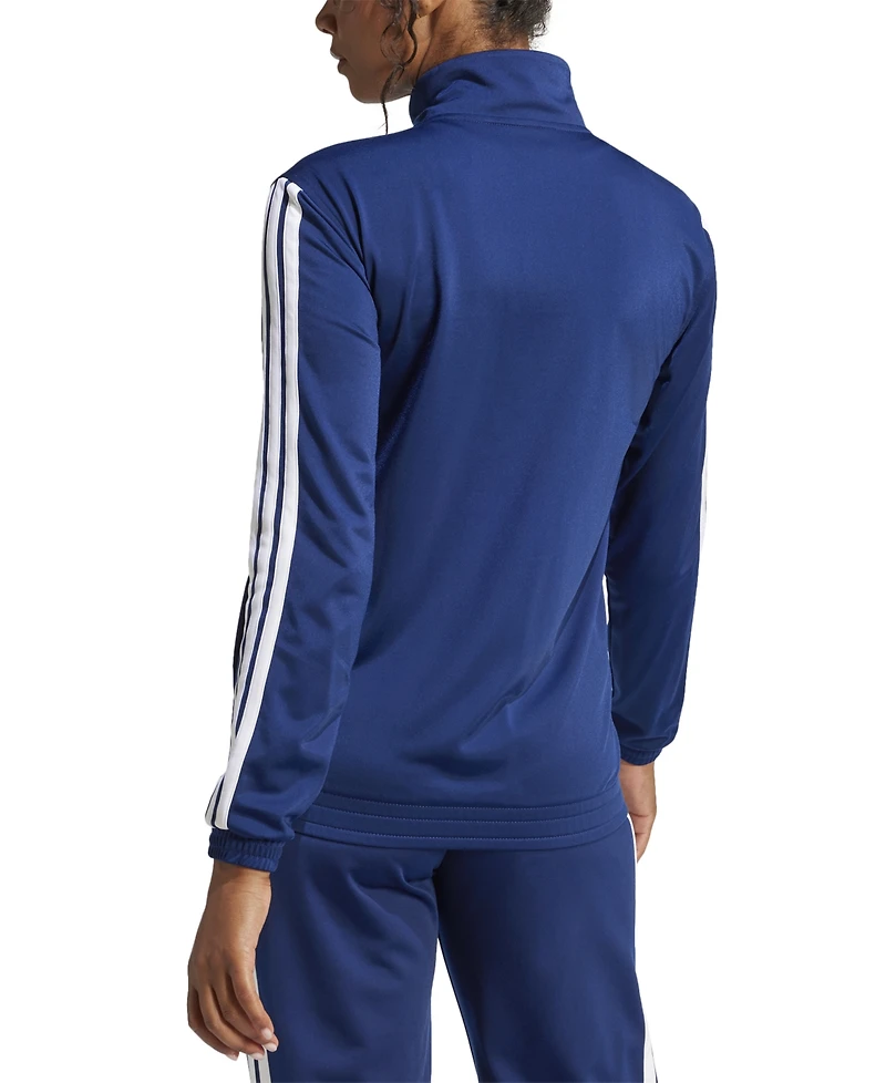 adidas Women's Tricot 3-Stripes Track Jacket