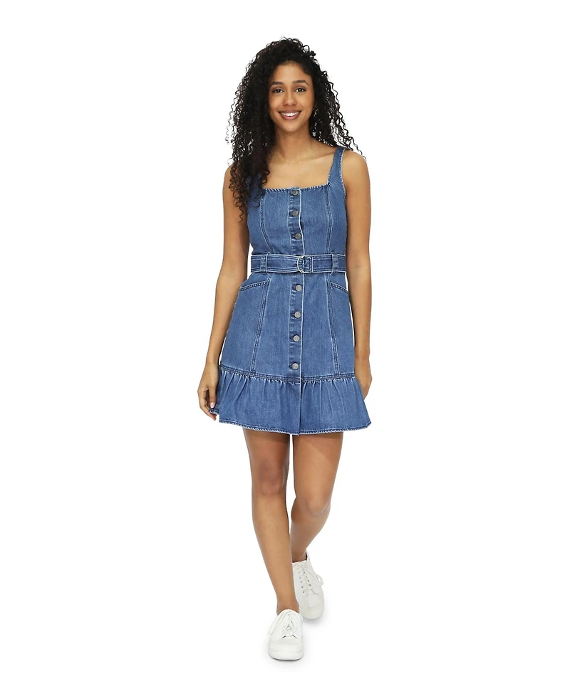 Belle & Bloom Reunite Denim Mini Dress