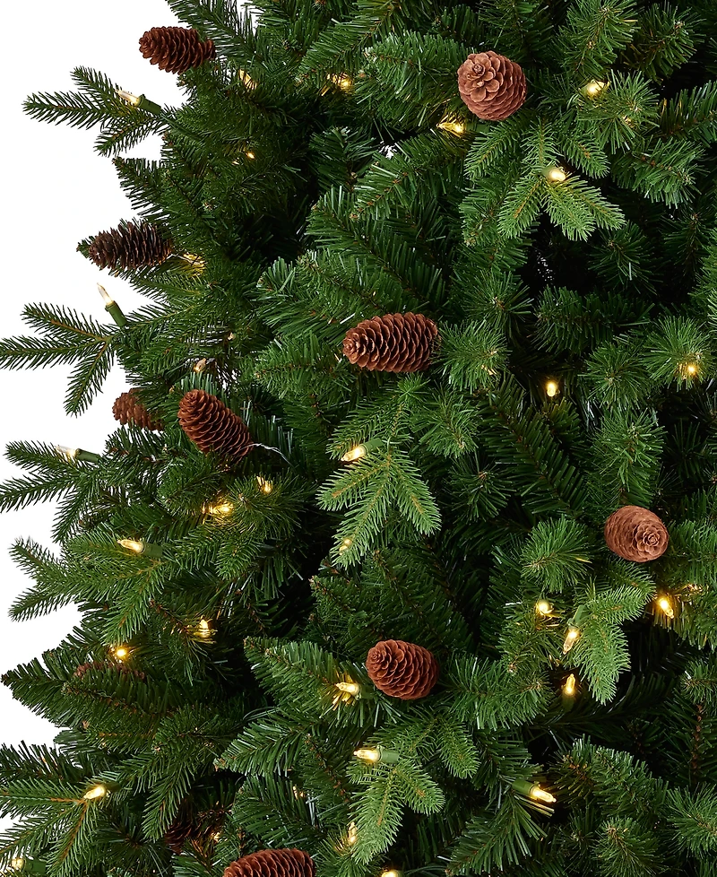 Seasonal 7.5ft Canyon Ranch Fir Tree, 380 Warm Led Lights