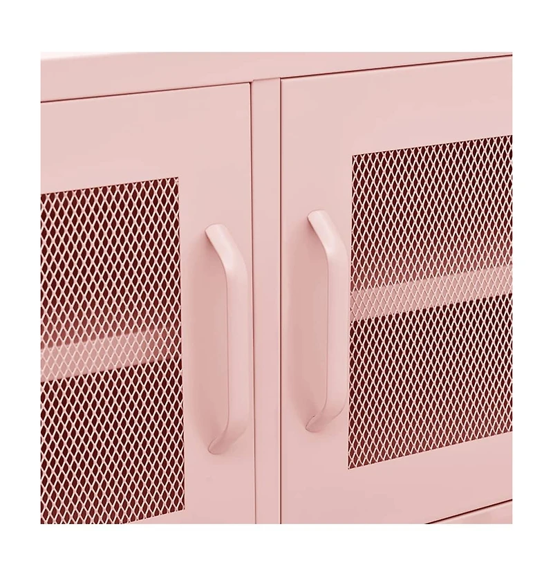 Tv Stand Pink 41.3"x13.8"x19.7" Steel