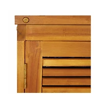 vidaXL Patio Storage Box 27.6"x34.3"x40.9" Solid Wood Acacia