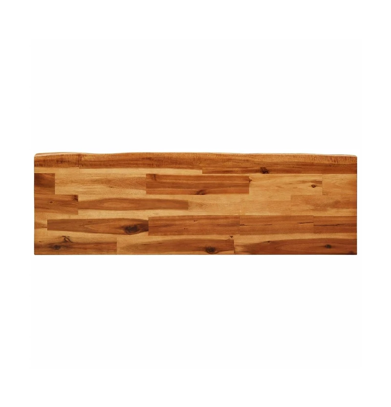 Bench with Live Edge 43.3" Solid Wood Acacia