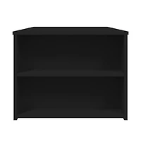 vidaXL Coffee Table Black 40.2"x21.7"x16.5" Engineered Wood