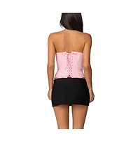 Edikted Women's Deirdre Mesh Lace Up Corset