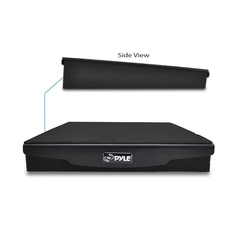 Pyle Sound Dampening Speaker Riser, Studio Acoustic Isolation Platform, 7.5" x 9.1", Up to 44.6 lbs