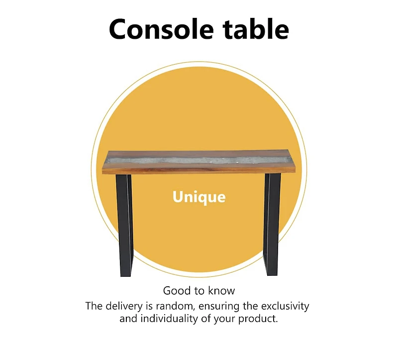 Console Table Teak 39.4"x13.8"x29.5"