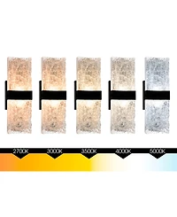 Cwi Lighting 20" Metal Lava Integrated Led Wall Light