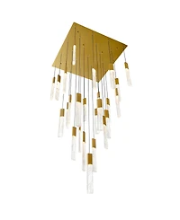 Cwi Lighting 16" Metal Greta Integrated Led Chandelier