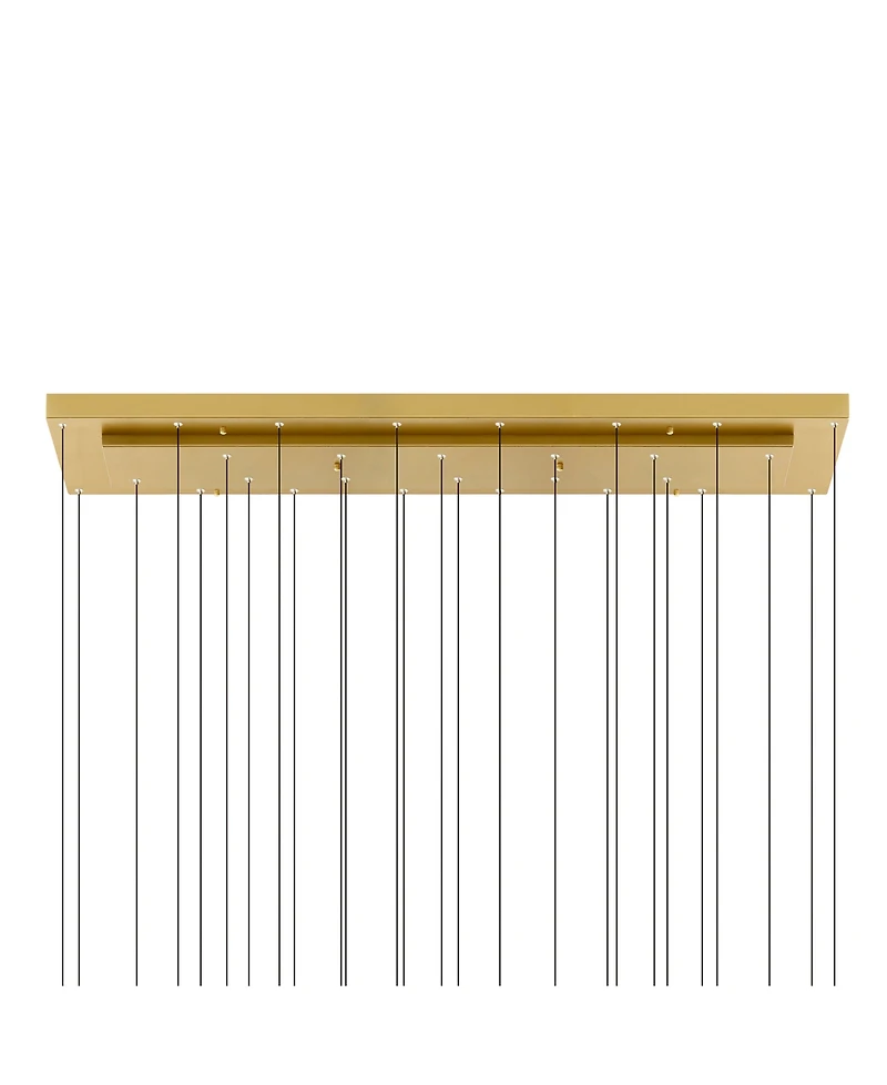 Cwi Lighting 5.5" Metal Stagger Integrated Led Chandelier