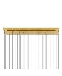 Cwi Lighting 5.5" Metal Stagger Integrated Led Chandelier