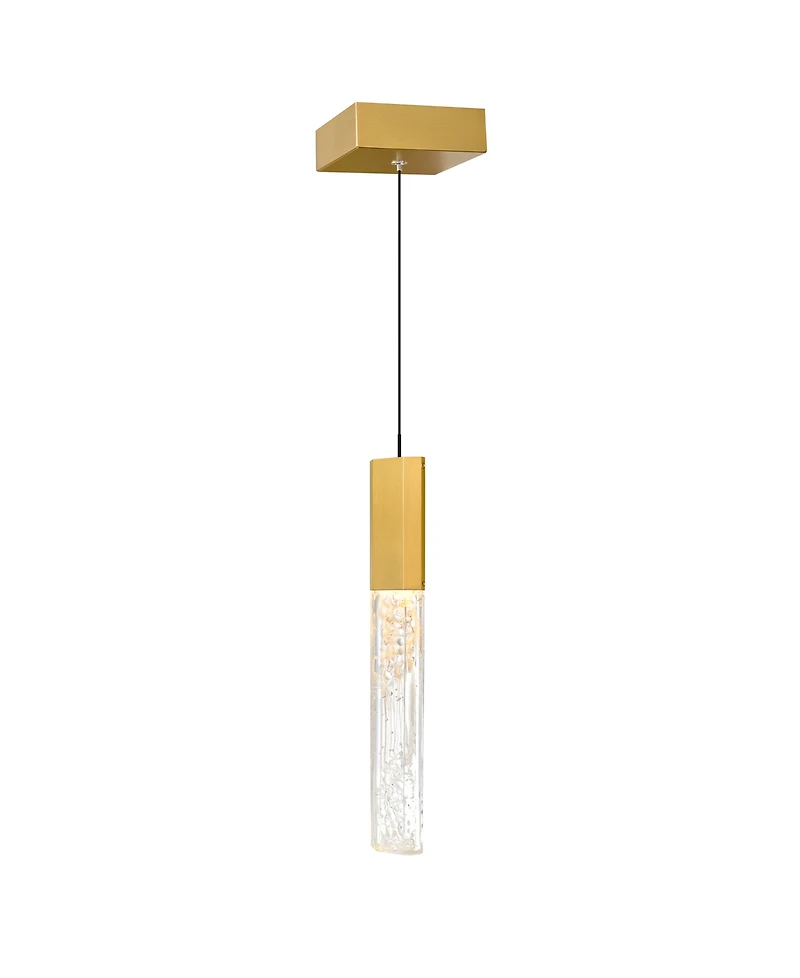 Cwi Lighting 16" Metal Greta Integrated Led Mini Pendant