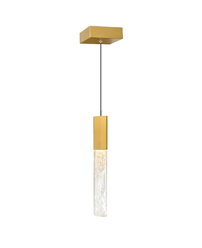Cwi Lighting 16" Metal Greta Integrated Led Mini Pendant