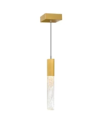 Cwi Lighting 16" Metal Greta Integrated Led Mini Pendant