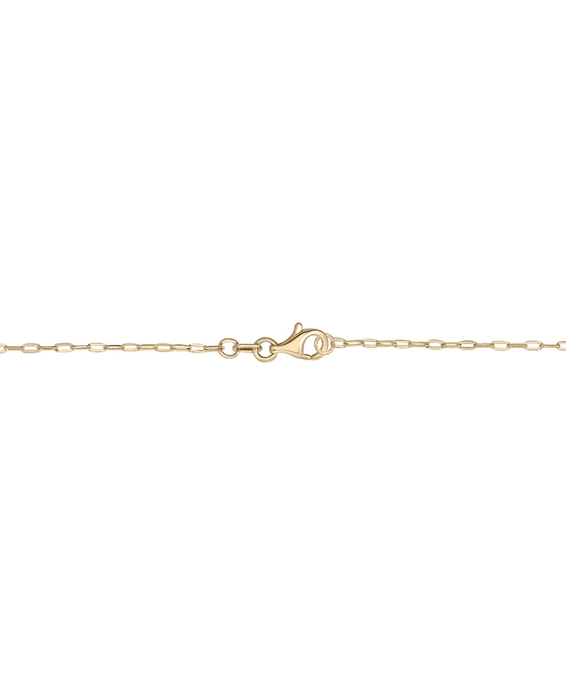 Diamond Bezel Triple Station Link Bracelet (1/10 ct. tw) in 14k Gold-Plated Sterling Silver, Exclusively at Macy's