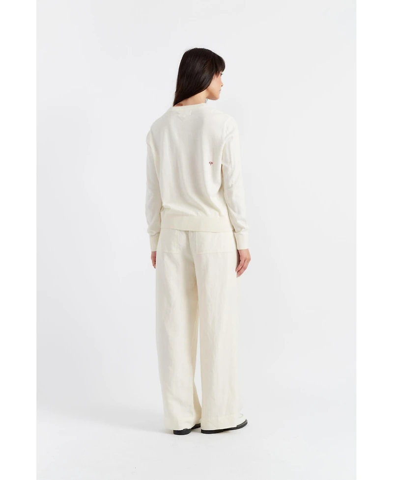 Chinti & Parker Women's Snoopy Nautical Breton Sweater