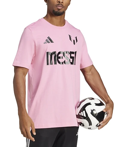 adidas Men's Messi Standard-Fit Graphic T-Shirt