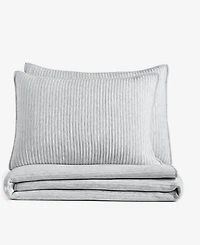 Last Act! Arch Studio Heathered Jersey 3-Pc. Quilt Set, Full/Queen, Exclusively at Macy's