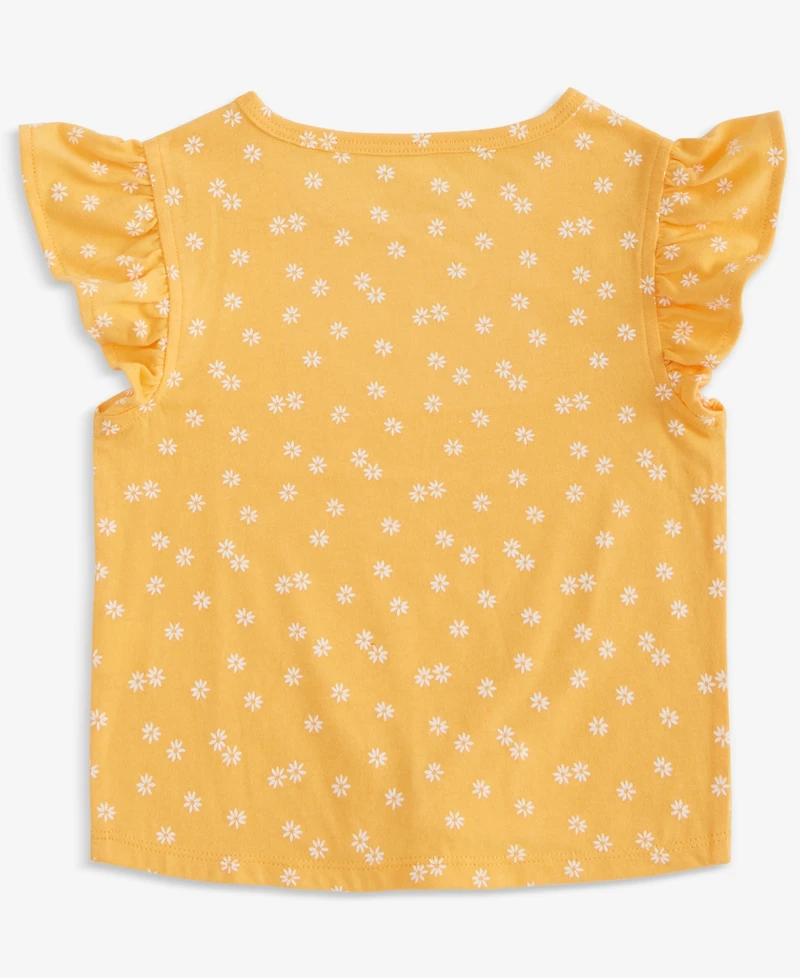 Epic Threads Toddler Girls Flower Dot Tie T-Shirt, Exclusively at Macy's
