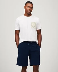 Tommy Hilfiger Men's Relaxed Fit Short Sleeve Outline Flag Logo T-Shirt