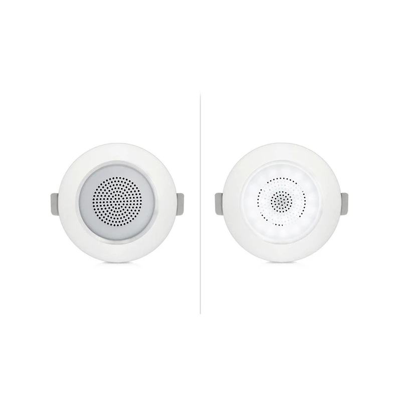 Pyle 3.5” Led In-Wall/In-Ceiling Speaker Pair - 2-Way Full Range Stereo, Built-in Led Light, 140W Max Power Output
