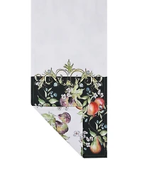Laural Home Tuscan Fruit Sketch Table Runner, 13" x 90"