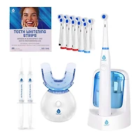 Pursonic Advanced Smile Care Bundle – Led Whitening Kit, Whitening Strips, & Electric Toothbrush "