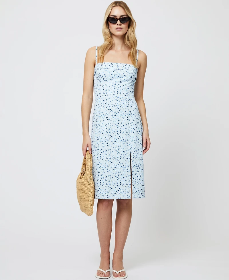 French Connection Women's Floral-Print Front-Slit Dress