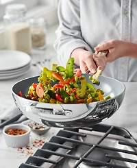 GreenPan Valencia Pro Stainless Steel 12" Wok with Lid