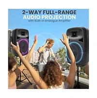 Pyle Powerful Wireless Sound 400W Portable Bluetooth Pa Speaker