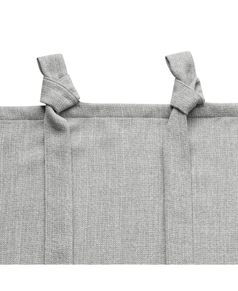 Garrett Textured Tie Knots Curtains Pair