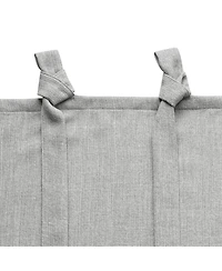 Garrett Textured Tie Knots Curtains Pair