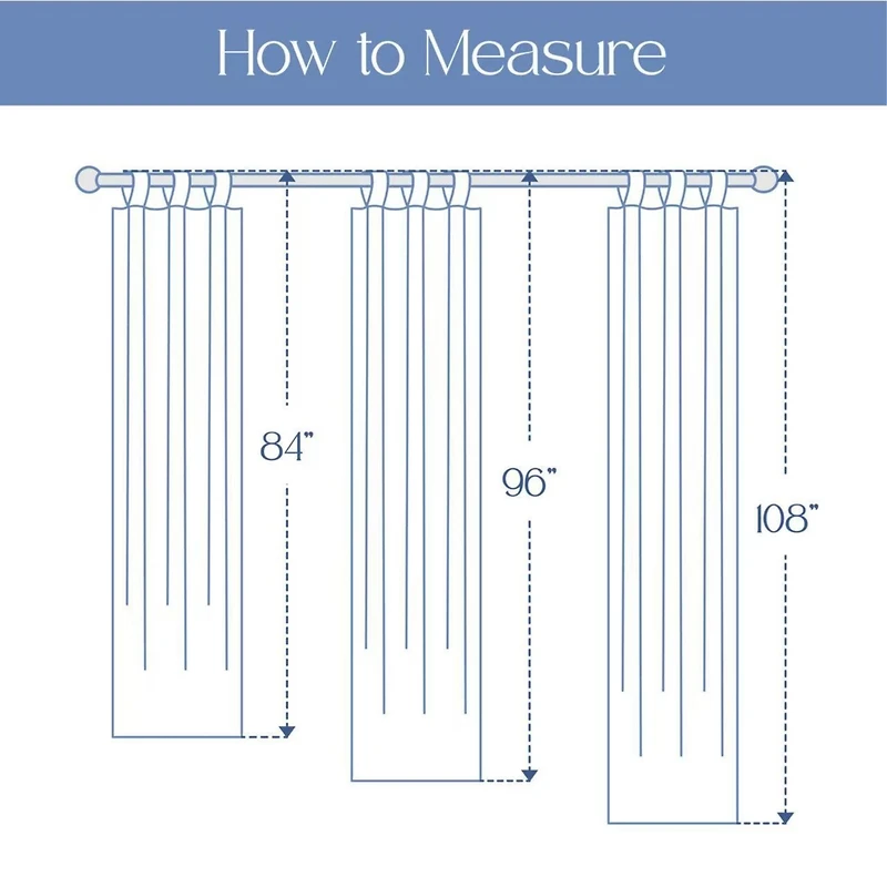 Garrett Textured Tie Knots Curtains Pair
