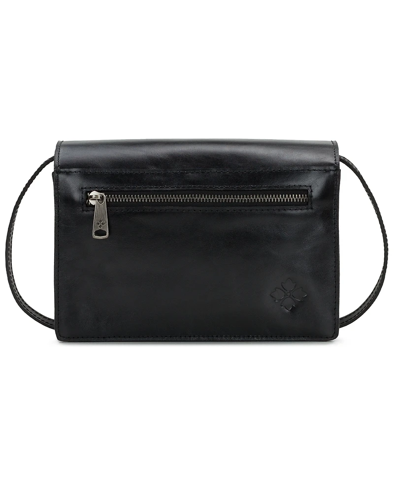 Patricia Nash Livana Small Vintage Distressed Leather Crossbody Bag