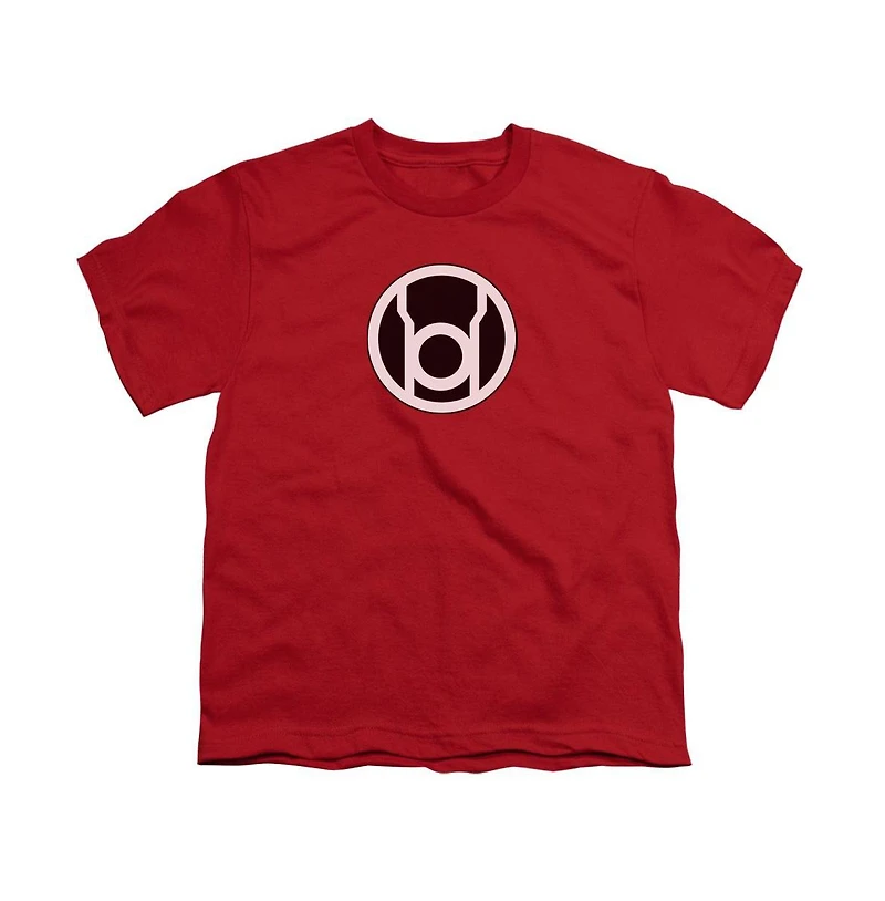 Green Lantern Boys Red Logo Short Sleeve Tee / T-Shirt